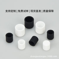 High-Temperature Silicone Rubber End Caps for Round Tubes