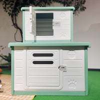 Outdoor Waterproof Pet House for Cats and Small Dogs