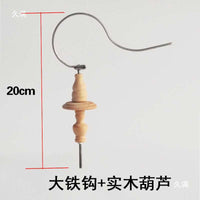 Bird Cage Hooks and Accessories Set for Thrush and Other Birds - Bamboo and Iron Options