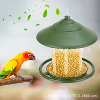 Automatic Transparent Plastic Outdoor Bird Feeder for Garden and Yard