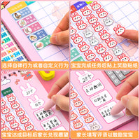 Kids' Chore Chart & Reward Sticker Set for Good Habits and Learning