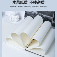 Thickened 160g Sketchbook for Artists, A3/A4/A5 Blank Paper for Colored Pencil and Hand-Drawing