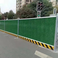Temporary Construction Site Hoarding Fence Panel with Steel Frame