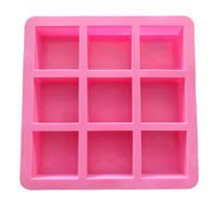 Silicone Ice Cube Tray with Lid for Baby Food, Drinks, and Baking - Square Molds