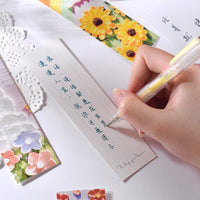 30-Pack Oil Painting Bookmark Set, Artistic Paper Cards for Students & Gifts