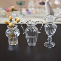 1:12 Dollhouse Miniature Glass Vase for DIY Mini Home Decor