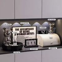 Luxury Resin Entrance Decor Set for Living Room, TV Cabinet, Wine Cabinet, and Sideboard Key Storage