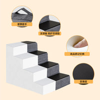 Pet Stairs Dog Steps Sofa Ladder Removable Washable Multi-layer Sponge Ramp for Small Dogs and Cats