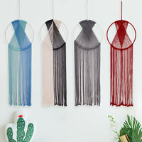 Morandi Macrame Woven Cotton Rope Tapestry Wall Hanging Bohemian Decor