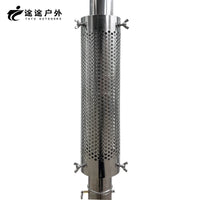 Outdoor Camping Tent Wood Stove Chimney Pipe Heat Shield Mesh