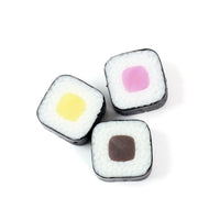 Realistic Japanese Sushi Rice Ball Keychain / Ornament Toy