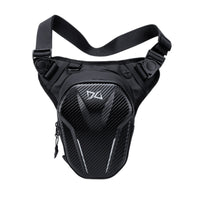 Motorcycle Leg Bag, Hard Shell Waterproof Motorbike Drop Leg Bag for Men Women, Outdoor Sports Shoulder Bag, Lightweight