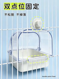 Parrot Bathtub External Splash-Proof Bird Bath Box for Peony and Cockatiel