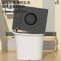 Portable Adult Bathtub for Small Spaces, Foldable Soaking Bath Tub with Optional Lid