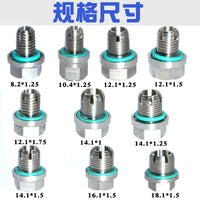 Stainless Steel Oil Pan Drain Plug Repair Kit for Stripped Threads