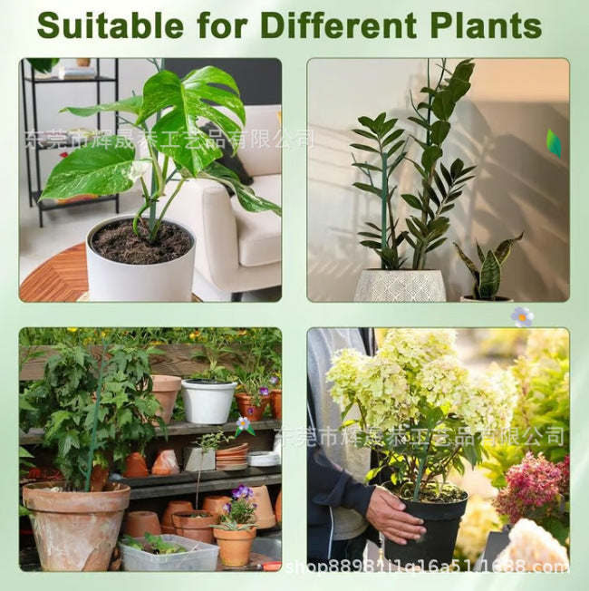5-Pack Plant Support Stakes for Home Garden Green Plants
