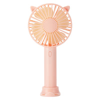 Portable USB Rechargeable Mini Handheld Desk Fan for Students