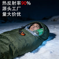 Emergency Survival Sleeping Bag Thermal Mylar Blanket for Outdoor Camping Hiking