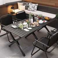 Portable Folding Camping Table and Chair Set for Outdoor Picnic BBQ