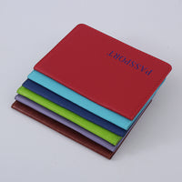 PU Leather Passport Holder Travel Wallet with Card Slots