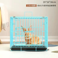 Thickened Pigeon Breeding Cage with Removable Tray and Feeders