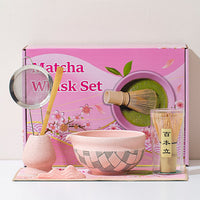 Japanese Style Matcha Bowl Set with Whisk and Accessories