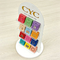 Jewelry Display Stand Earring Holder Organizer for Dresser and Tabletop