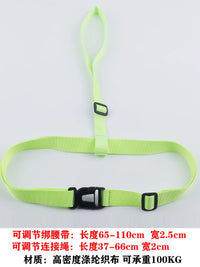 Swim Buoy Tow Leash and Waist Belt for Open Water Swimmers