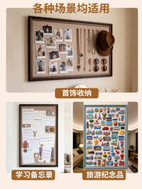 Vintage Felt Board Jewelry Display Frame for Earrings Necklaces Bracelets