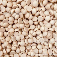 Half-Round Hemu Wood Beads for DIY Crafts