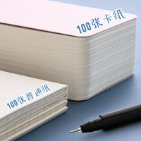 Blank Word Cards with Loose-Leaf Ring for English Vocabulary Learning