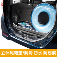 YAC Universal Waterproof Car Trunk Liner Mat for Sedans and SUVs, Large Capacity Storage Organizer