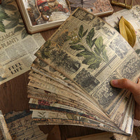 Vintage Lost Memory Series Kraft Paper for DIY Scrapbooking and Journaling