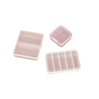 Clear PP Rectangular Storage Box for Small Parts, Electronic Components, Fishing Gear, Cards