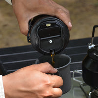 Outdoor 316 Stainless Steel Insulated Coffee Mug with Lid, Portable Car Travel Tumbler, Large Capacity Camping Water Bottle