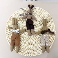 Cute INS Cartoon Rabbit Bear Doll Keychain for Bags, Accessories, and Decoration