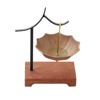 Creative Umbrella Ceramic Tea Infuser with Wooden Base