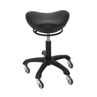 Adjustable Swivel Salon Stool with Wheels for Hairdressers and Barbers
