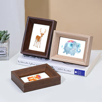 Mini Instant Photo Frame for 3-inch Photos and Collectibles, Desktop Display