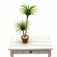 Dollhouse Miniature Dragon Blood Tree Potted Plant