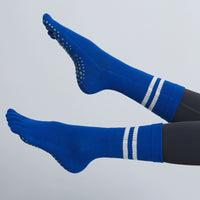 Anti-Slip Toeless Yoga Socks with Arch Compression for Women