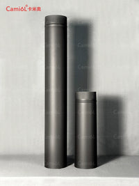Fireplace Wood Stove Flue Pipe Stainless Steel Chimney Liner Kit Black