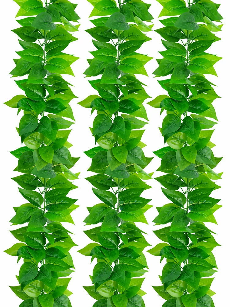 Artificial Ivy Vine for Pipe Decoration and Concealment, Faux Greenery Garland
