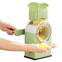 Manual Rotary Vegetable Slicer Grater Shredder for Kitchen