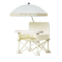 Portable Baby Beach Chair with Umbrella, Foldable Outdoor Dining Seat for Camping & Picnics