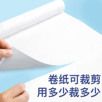 Kids' Drawing Paper Roll, Extra Long Art Paper for Toddlers, Mess-Free Wall-Friendly Painting Canvas