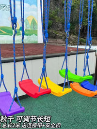 Indoor Outdoor Sensory Training Climbing Frame Accessories for Kids 3+ - Portable Plastic Ladder & Swing Attachments