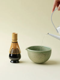 Japanese Style Matcha Bowl and Whisk Set for Traditional Tea Ceremony