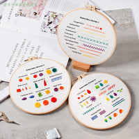 DIY Embroidery Starter Kit with Hoop & Tools for Beginners