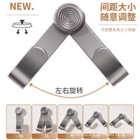 Suction Cup Pot Lid Holder Wall Mounted Kitchen Organizer for Cutting Boards and Lids